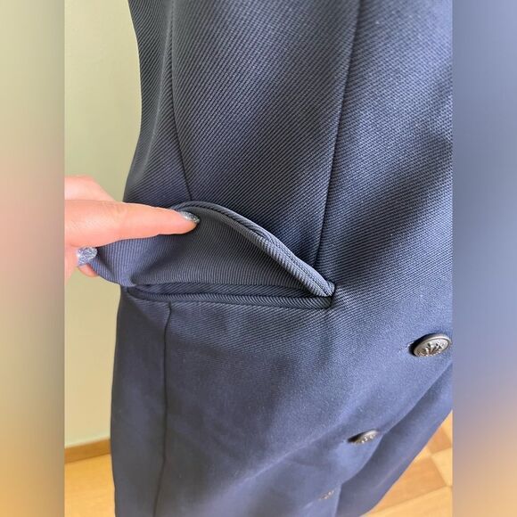 Rag & Bone Sadie  VEST DRESS IN NAVY NWT Size 8 - Picture 3 of 11